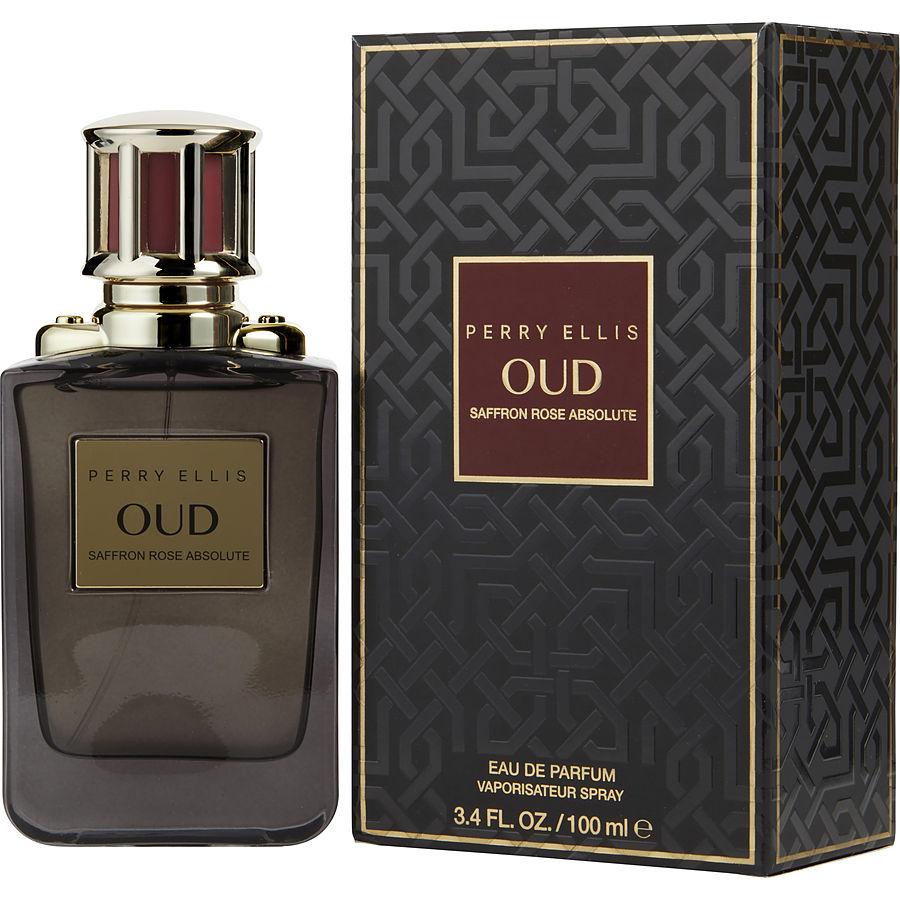 Perry Ellis Oud Saffron Rose Absolute Eau De Parfum for Unisex by Perry